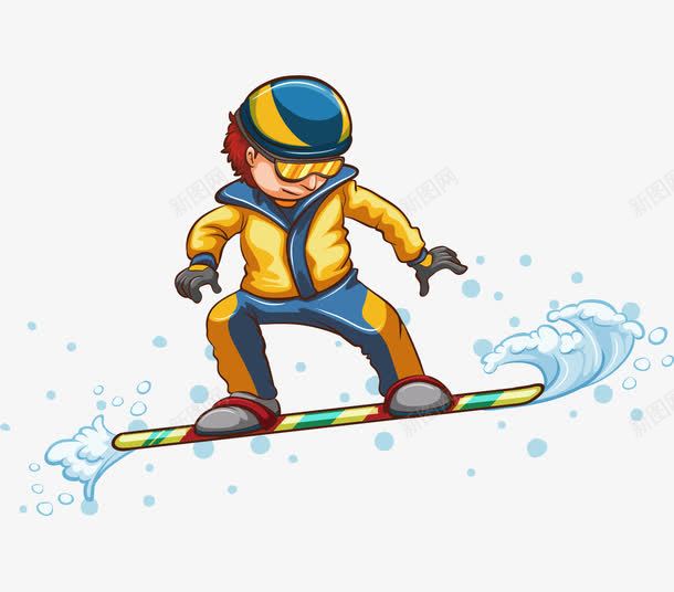 卡通人物png免抠素材_新图网 https://ixintu.com 奥运 水上运动 滑板 运动