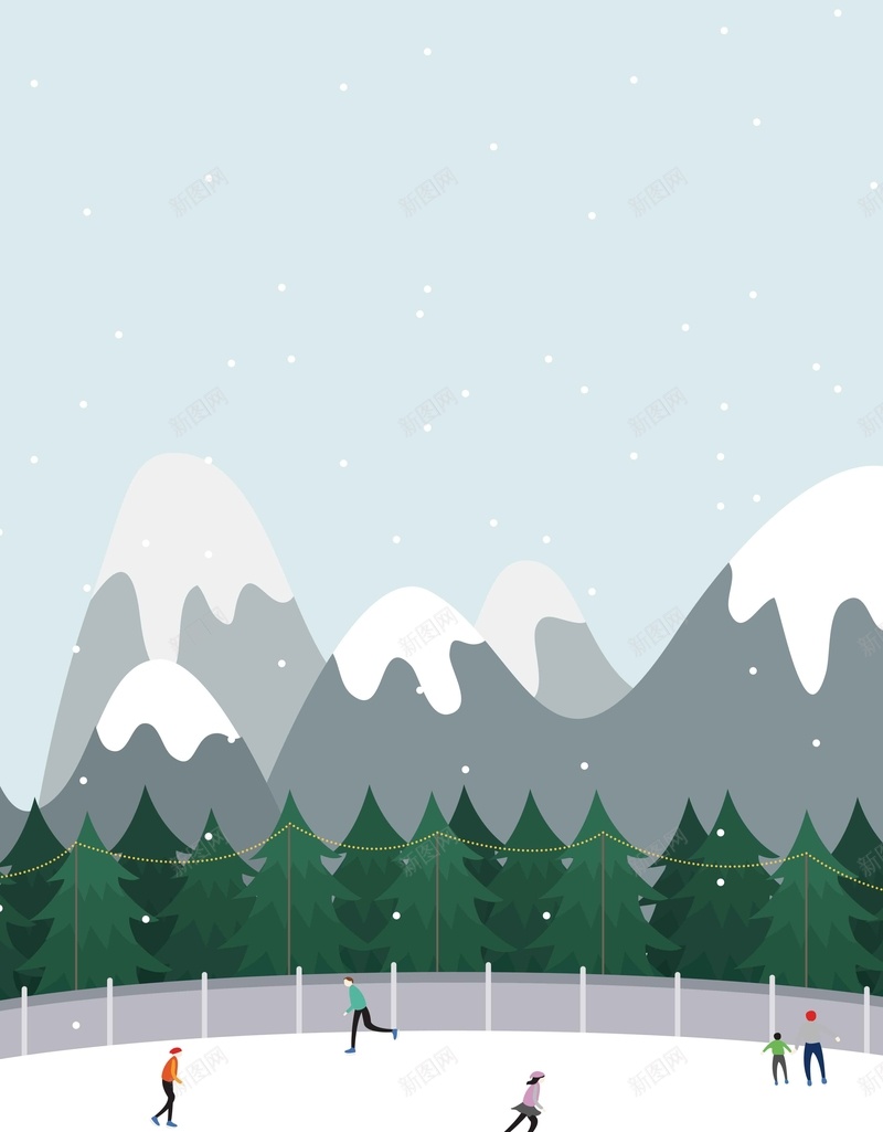 矢量冬季旅游圣地ai设计背景_新图网 https://ixintu.com 冬天 冬季 冬季旅游 冰山 冰川 北极熊 唯美雪景 扁平手绘 手绘 旅游 旅游圣地 模型 矢量图 质感手绘 雪景