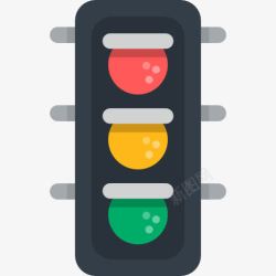 停车信号交通灯图标高清图片