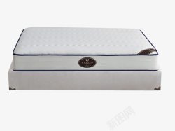 白色床垫箱床上的厚床垫高清图片