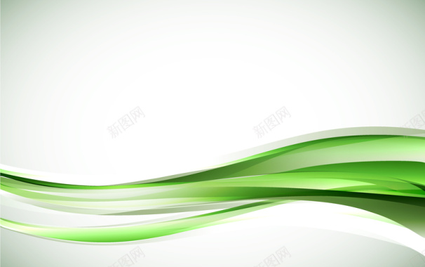 绿色渐变线条背景矢量图背景