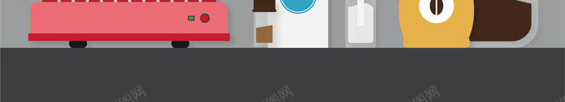 扁平化咖啡机和餐具海报背景矢量图ai设计背景_新图网 https://ixintu.com 厨具 咖啡 咖啡机 宣传 店铺 开心 扁平化 格子 海报 矢量 素材 纹理 背景 钟表 餐具 矢量图