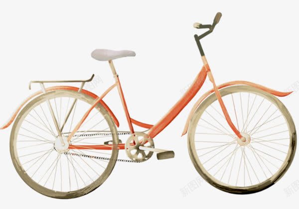 粉色的自行车png免抠素材_新图网 https://ixintu.com PNG 单车 粉色 自行车