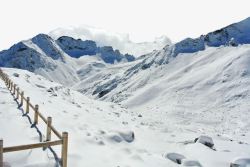 唯美达古冰川达古冰川风景区高清图片