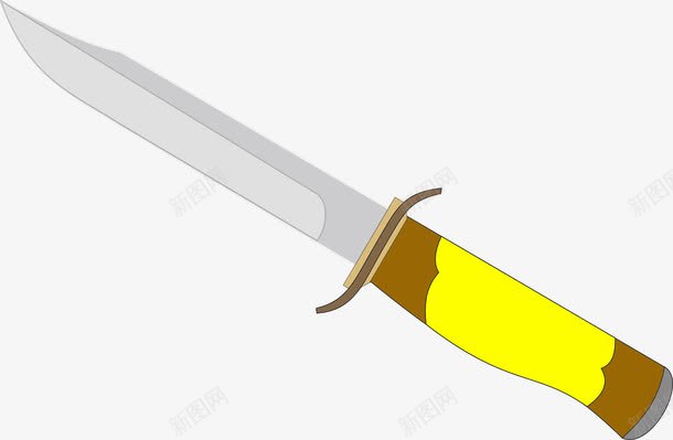 锋利的刀具png免抠素材_新图网 https://ixintu.com 切菜 小刀 手拿小刀 水果刀 锋锐 黄色