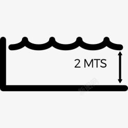 水信号池的深度图标高清图片