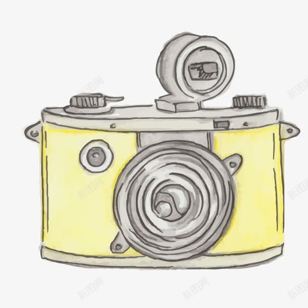 手绘相机png免抠素材_新图网 https://ixintu.com 单反 手绘 手绘画 相机