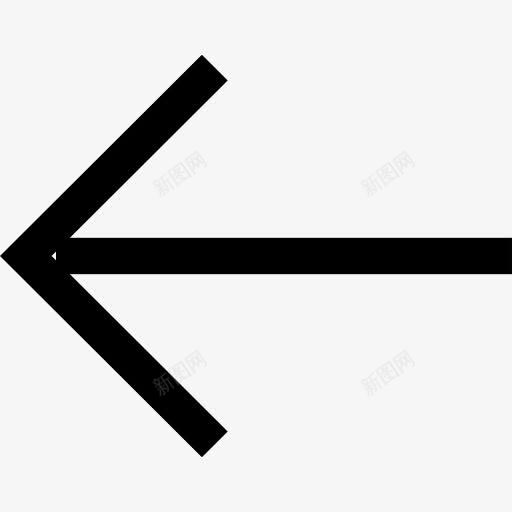 背左箭头符号图标png_新图网 https://ixintu.com 回来 左箭头 左转 指着左边的箭头 方向标志 箭头