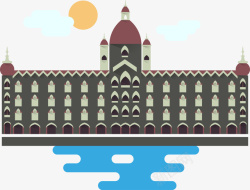孟买孟买城市插图矢量图高清图片