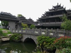 上海古镇建筑四素材