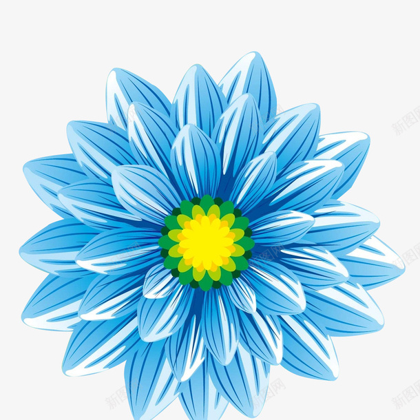蓝色的花朵png免抠素材_新图网 https://ixintu.com 朵 色 花 蓝