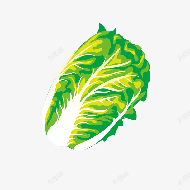 绿色白菜叶子图形png免抠素材_新图网 https://ixintu.com 叶子 图形 白菜 绿色 绿色白菜叶子图形