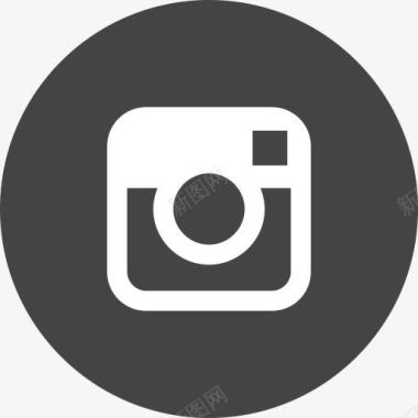 圈Instagram社交媒体的图标图标