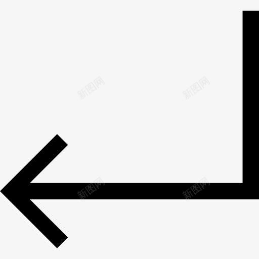 左转箭头图标png_新图网 https://ixintu.com 左箭头 左转 指示 方向 方向标志 箭头
