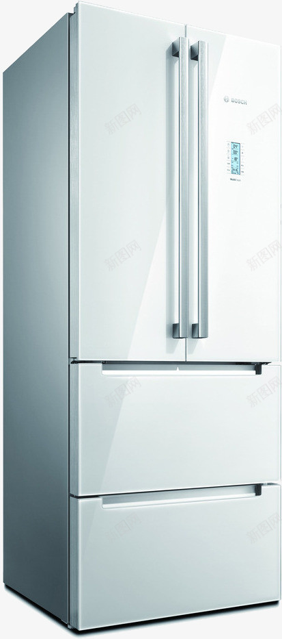 双开门冰箱png免抠素材_新图网 https://ixintu.com PNG素材 冰箱 双开门 电器