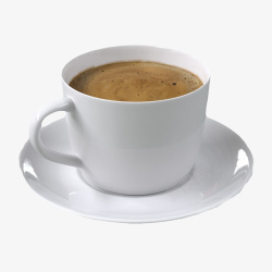 小包咖啡浓缩咖啡棕色咖啡盘子浓缩咖啡高清图片