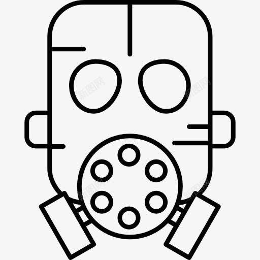 防毒面具图标png_新图网 https://ixintu.com 保护 战争 有毒 核辐射 污染