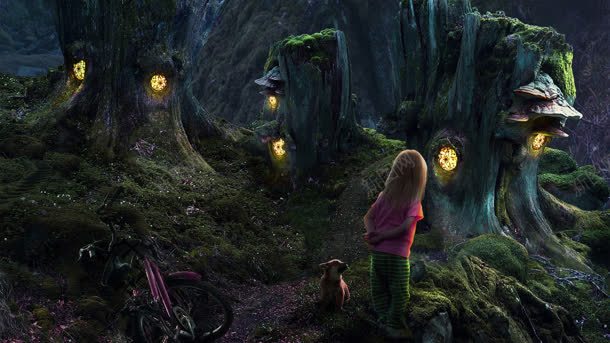 夜景环境渲染小女孩jpg设计背景_新图网 https://ixintu.com 夜景 女孩 渲染 环境