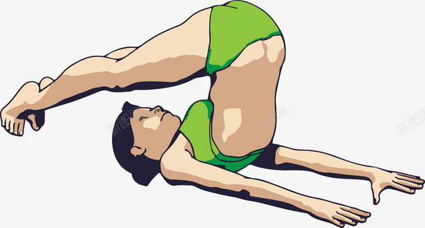卡通锻炼姿势图png免抠素材_新图网 https://ixintu.com 健身 健身姿势 健身舞 健身舞蹈 健身运动 瑜伽 矢量健身运动 舞蹈 运动 锻炼