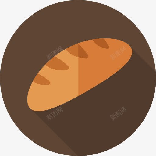 面标图标png_新图网 https://ixintu.com 烘焙 面包 面包卷 食品 食品和餐厅