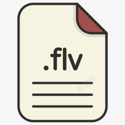 文件延伸文件FLV格式视频文件素材