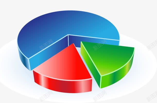 饼状图图标png_新图网 https://ixintu.com ppt素材 圆饼图 立体统计图 统计图 饼状图