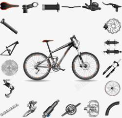 自行车配件自行车高清图片