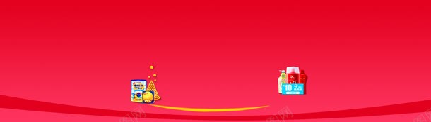 双十一海报背景png免抠素材_新图网 https://ixintu.com 奶粉 巧克力 洗护产品 红色背景 饼干
