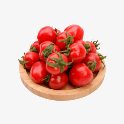 木盘里的水果小番茄20素材