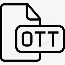 OTTOTT文件类型中风符号界面图标高清图片