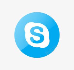 呼叫通信Skype谈视频聊天社交圈素材