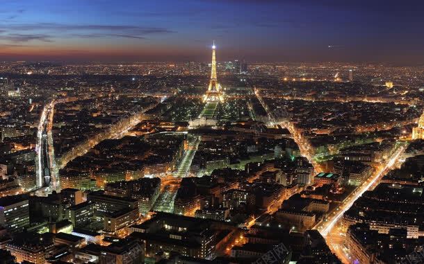 国际都市巴黎夜景jpg设计背景_新图网 https://ixintu.com 国际 夜景 巴黎 都市