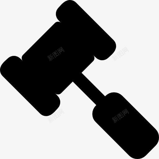 法律锤图标png_新图网 https://ixintu.com 工具 工具和用具 形状 法律 符号 轮廓工具 锤 黑色