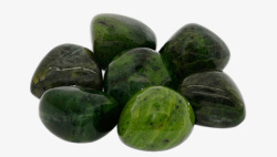 绿色玉原石材料素材