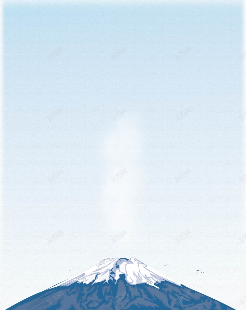 矢量日本富士山背景ai设计背景_新图网 https://ixintu.com 富士山 手绘 文艺 日本 海报 矢量 矢量图 简笔画山 美丽的富士山 背景 蓝色