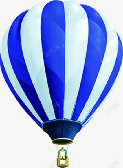 蓝白热气球节日png免抠素材_新图网 https://ixintu.com 气球 白热 节日 设计