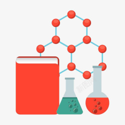 化学标识化学实验平面标识图标高清图片