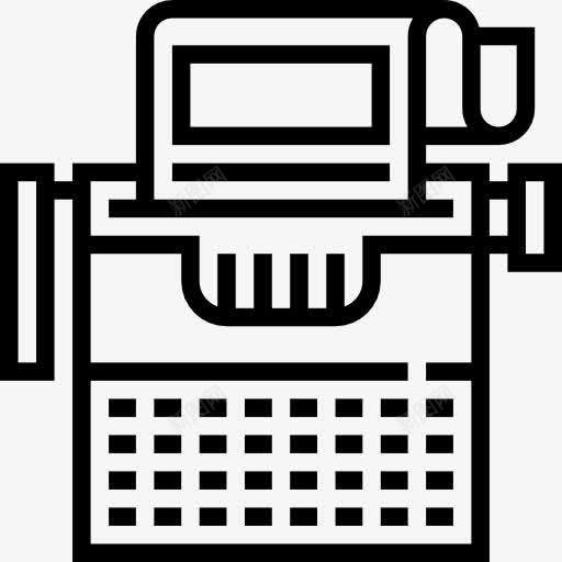 打字机图标png_新图网 https://ixintu.com 书写工具 写作 工具和用具 打字机 技术 杂 片 网页