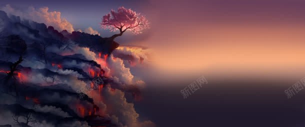 梦幻黄昏jpg设计背景_新图网 https://ixintu.com 梦幻 黄昏