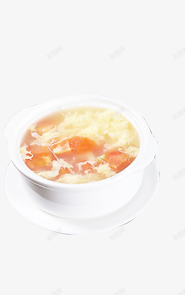 番茄汤psd免抠素材_新图网 https://ixintu.com 免扣番茄汤 免扣碗 番茄汤 白色的碗 碗里的汤 西红柿鸡蛋汤