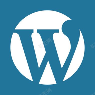 出版社社会化媒体字WordPr图标图标