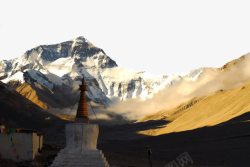 西藏珠穆朗玛峰旅游景点素材