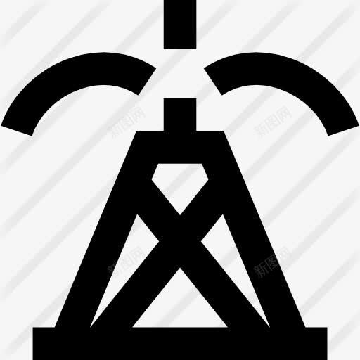 油田图标png_新图网 https://ixintu.com 工业 技术 油田 燃料 石油 输油泵 钻井