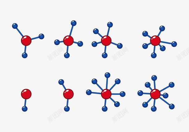 苯环矢量图eps免抠素材_新图网 https://ixintu.com 化学 苯环 蛋白质 矢量图