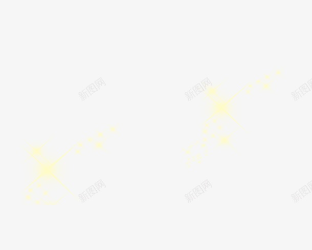 黄色发光亮斑效果png免抠素材_新图网 https://ixintu.com 亮斑 发光 节日 通用 黄色