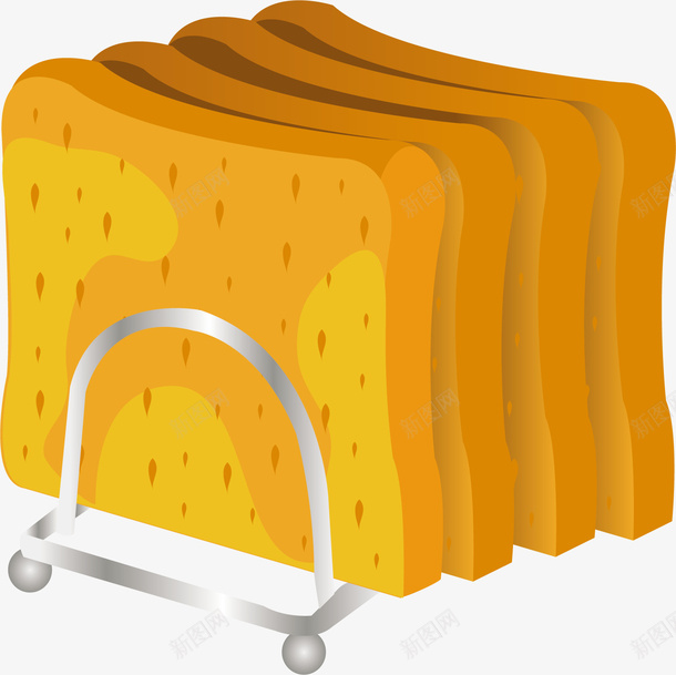 面包元素矢量图ai免抠素材_新图网 https://ixintu.com 糕点 面包设计 饼干 矢量图