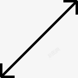 斜的斜箭头图标高清图片