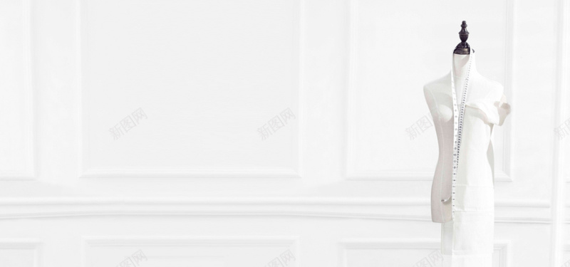 静物背景图jpg_新图网 https://ixintu.com 摄影 海报banner 白色 量衣模特 静物 风景
