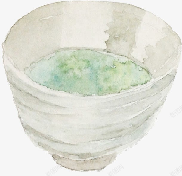 创意水彩合成白色的瓷碗png免抠素材_新图网 https://ixintu.com 创意 合成 水彩 瓷碗 白色
