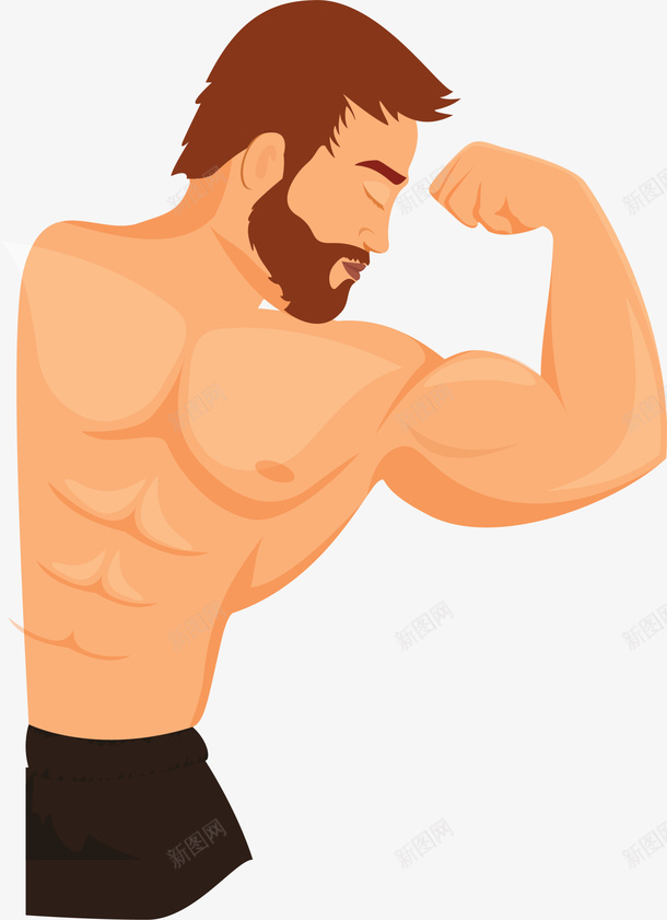 全民健身日肌肉男png免抠素材_新图网 https://ixintu.com 健壮的男人 健壮身材 全民健身日 强壮的男人 强壮肌肉男 短发男人 秀肌肉 肌肉男